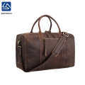 Wholesale fashion men travel bag leather,Overnight travel duffle bag